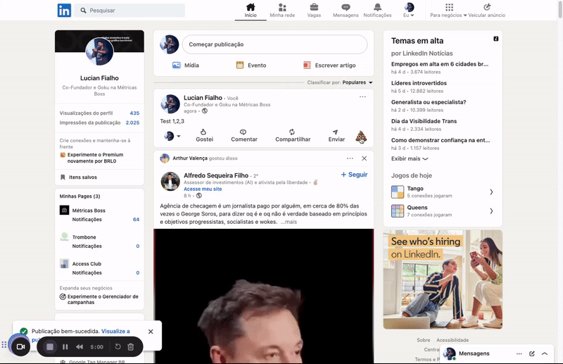 Nobullshit - Vermeiden Sie Scheißposten im Social -Media -Feed. Medien 3