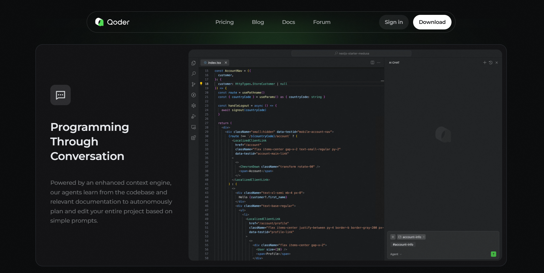 qoder - Qoder เป็นตัวแทน IDE สำหรับการพัฒนาซอฟต์แวร์จริง media 6