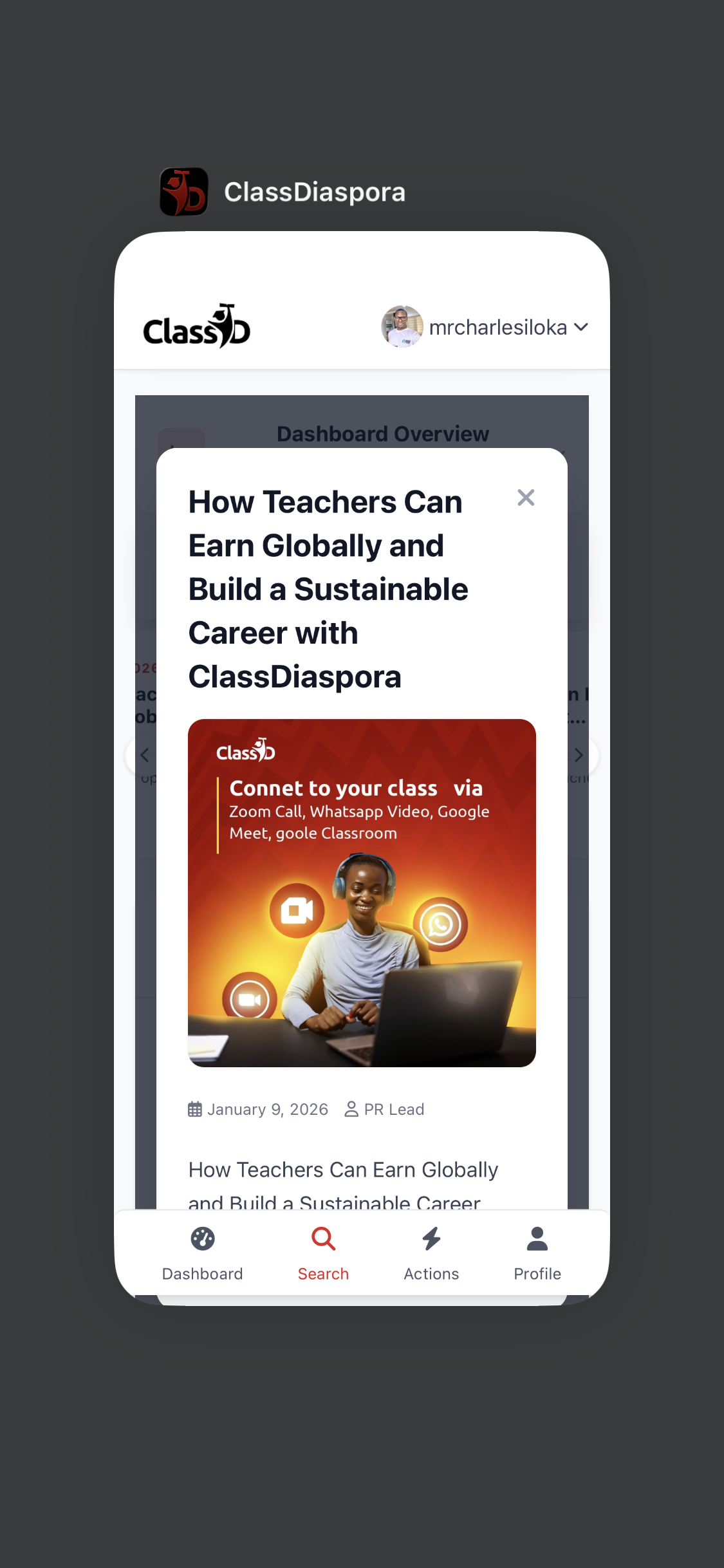 Class Diaspora gallery image