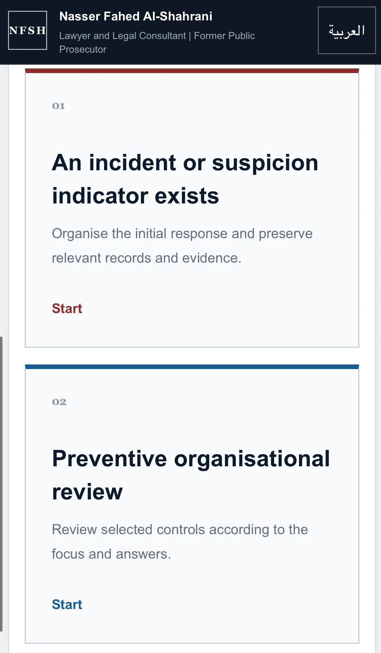 NFSh Corporate Crime Risk Response gallery image