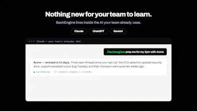 BackEngine MCP gallery image