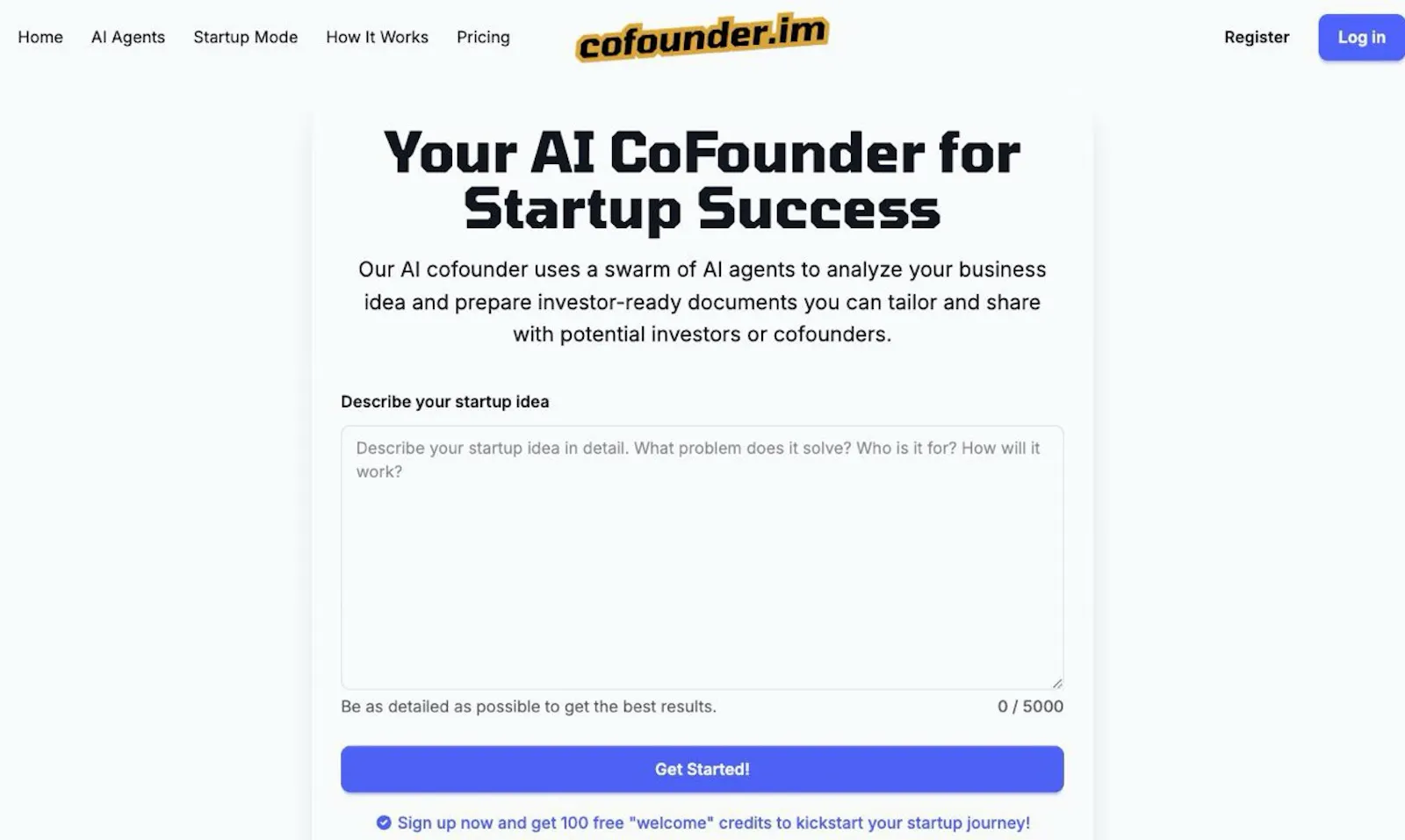 CoFounder.im screenshot 2