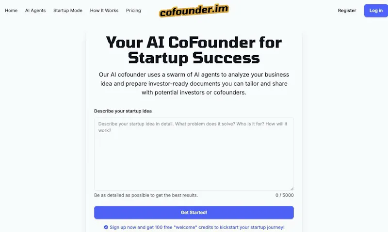 CoFounder.im screenshot 2
