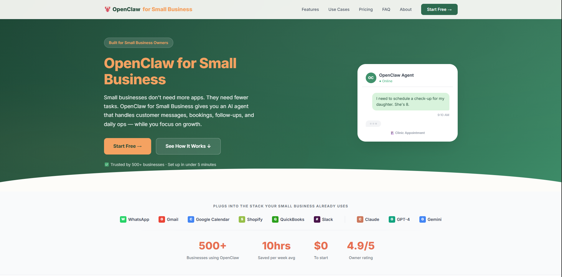 OpenClaw for Small Business gallery image