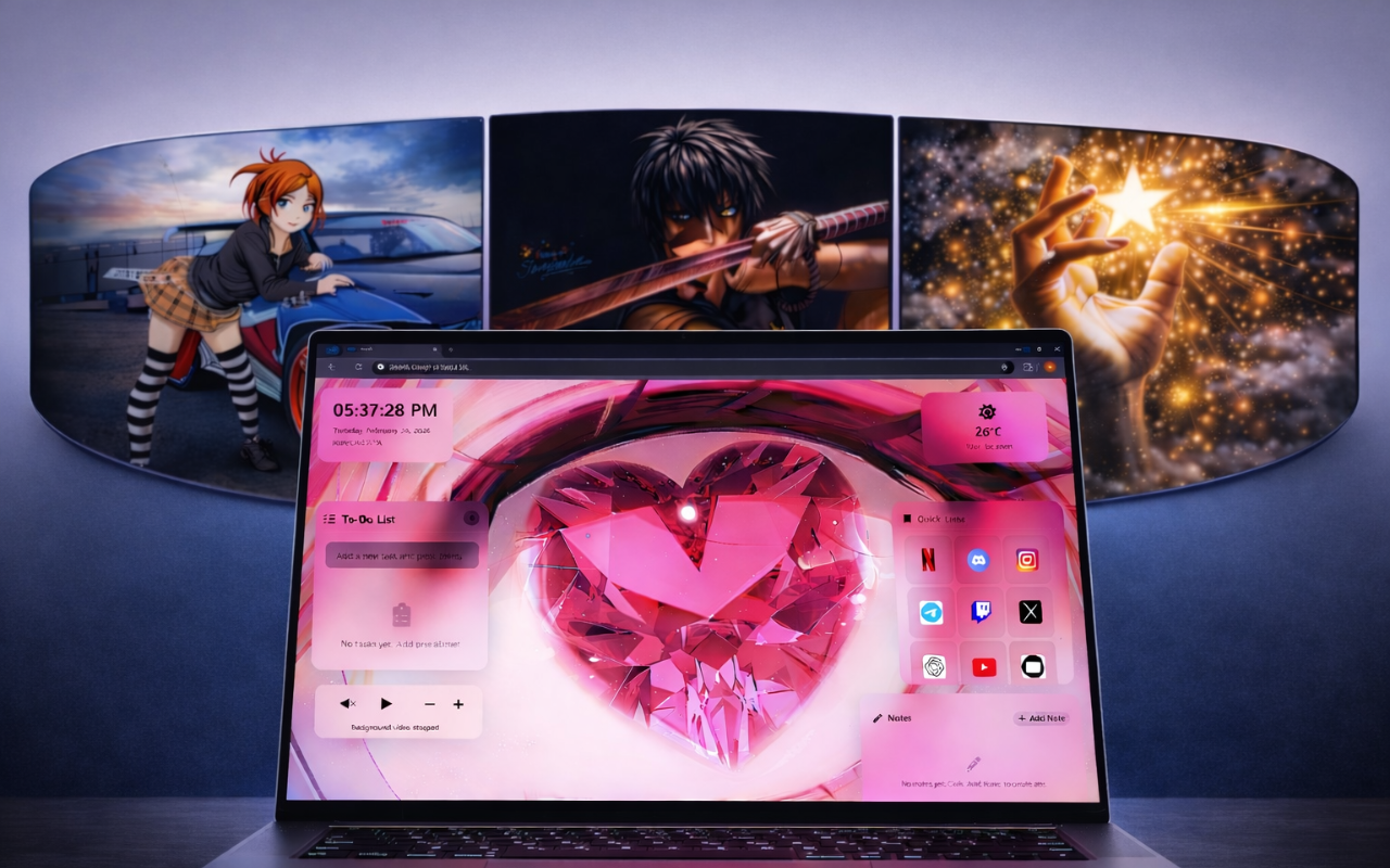 Halo New Tab Dashboard gallery image