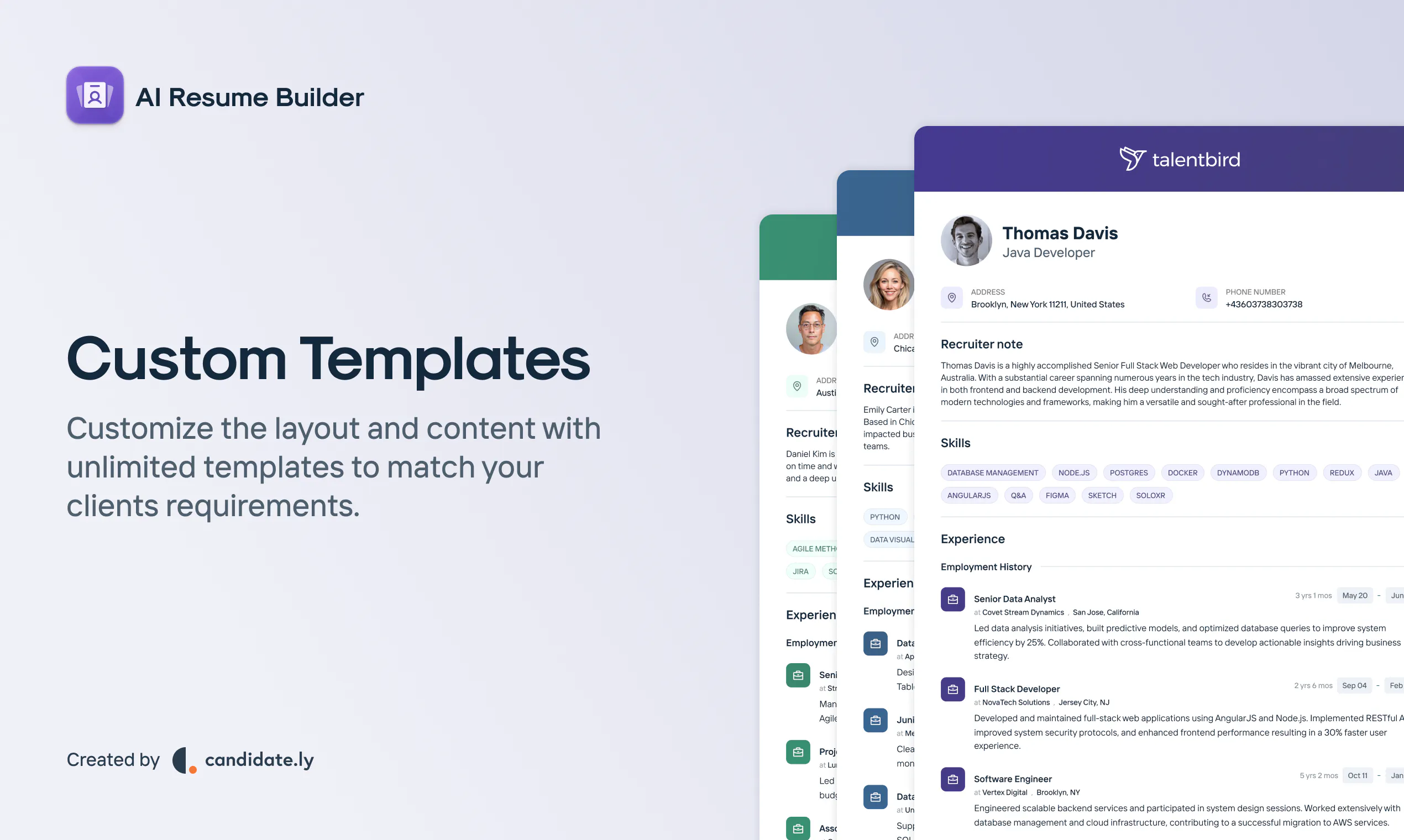 AI Resume Builder for Recruiters  gallery image