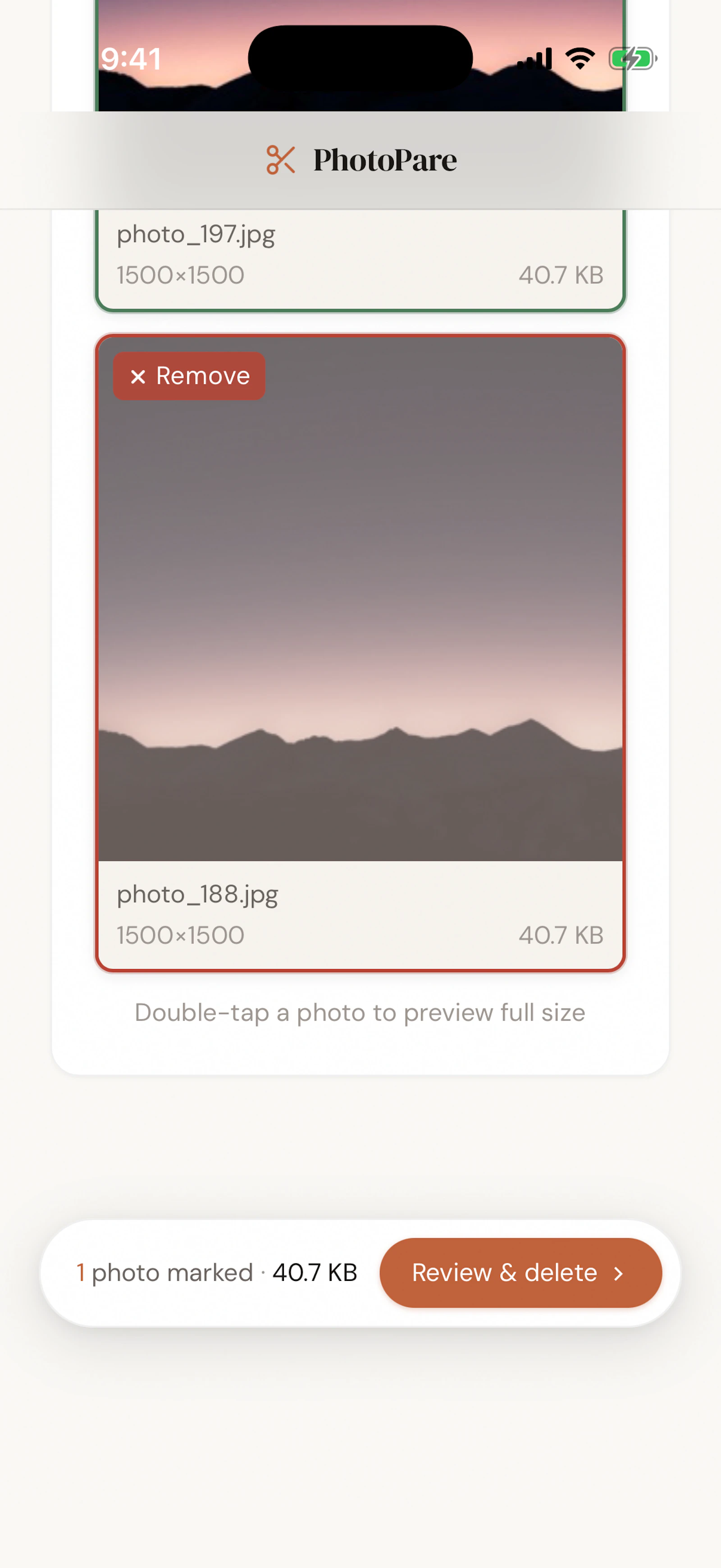 PhotoPare screenshot 4