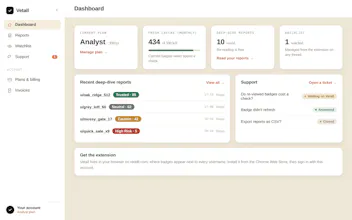 Vetall: Reddit Trust & Scam Checker gallery image