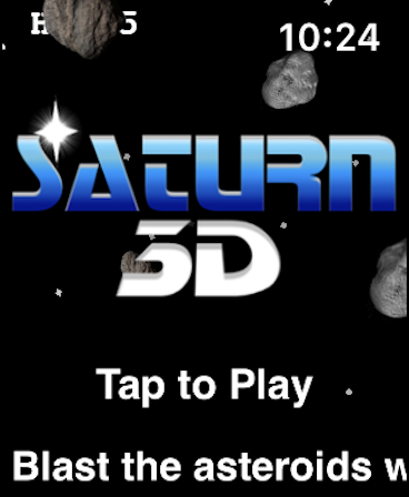 Média Saturne 3d - Jeu d'arcade 3D pour Apple Watch 3