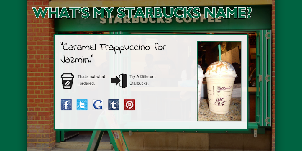 What’s My Starbucks Name? - Product Information, Latest Updates