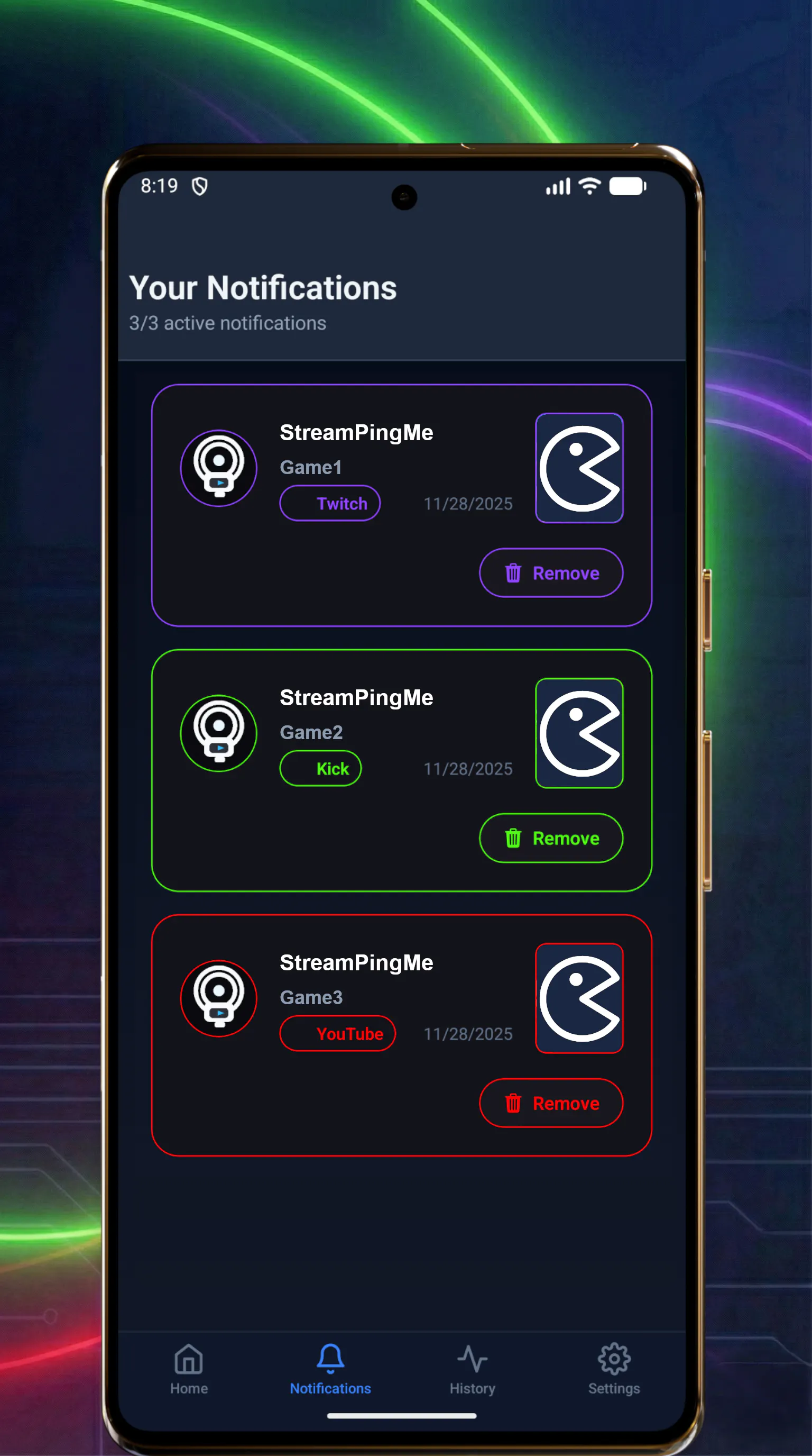StreamPing gallery image