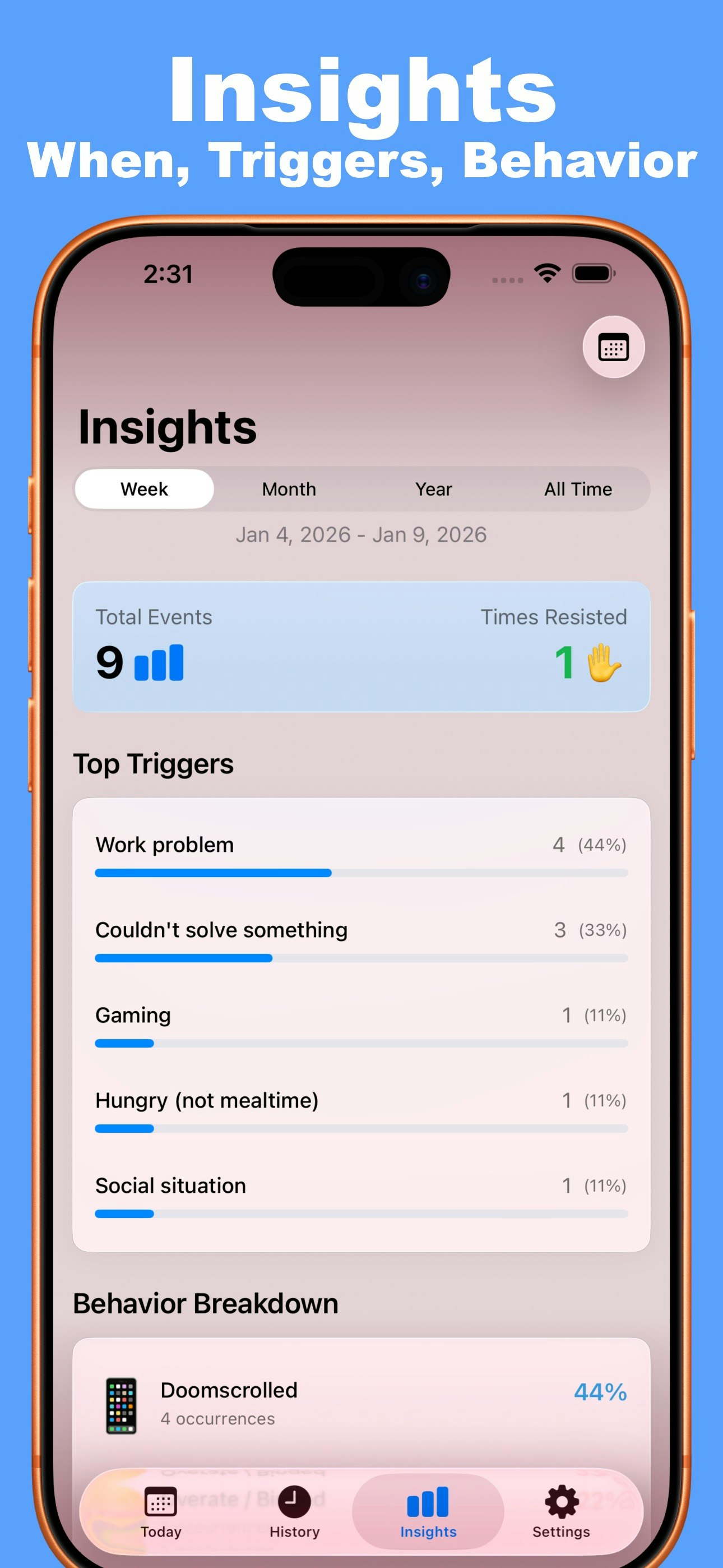 Behavior Tracker gallery image