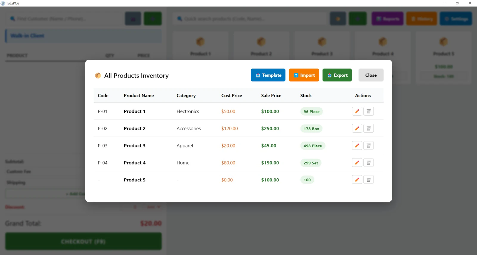 TadaPOS - Simple POS screenshot 3