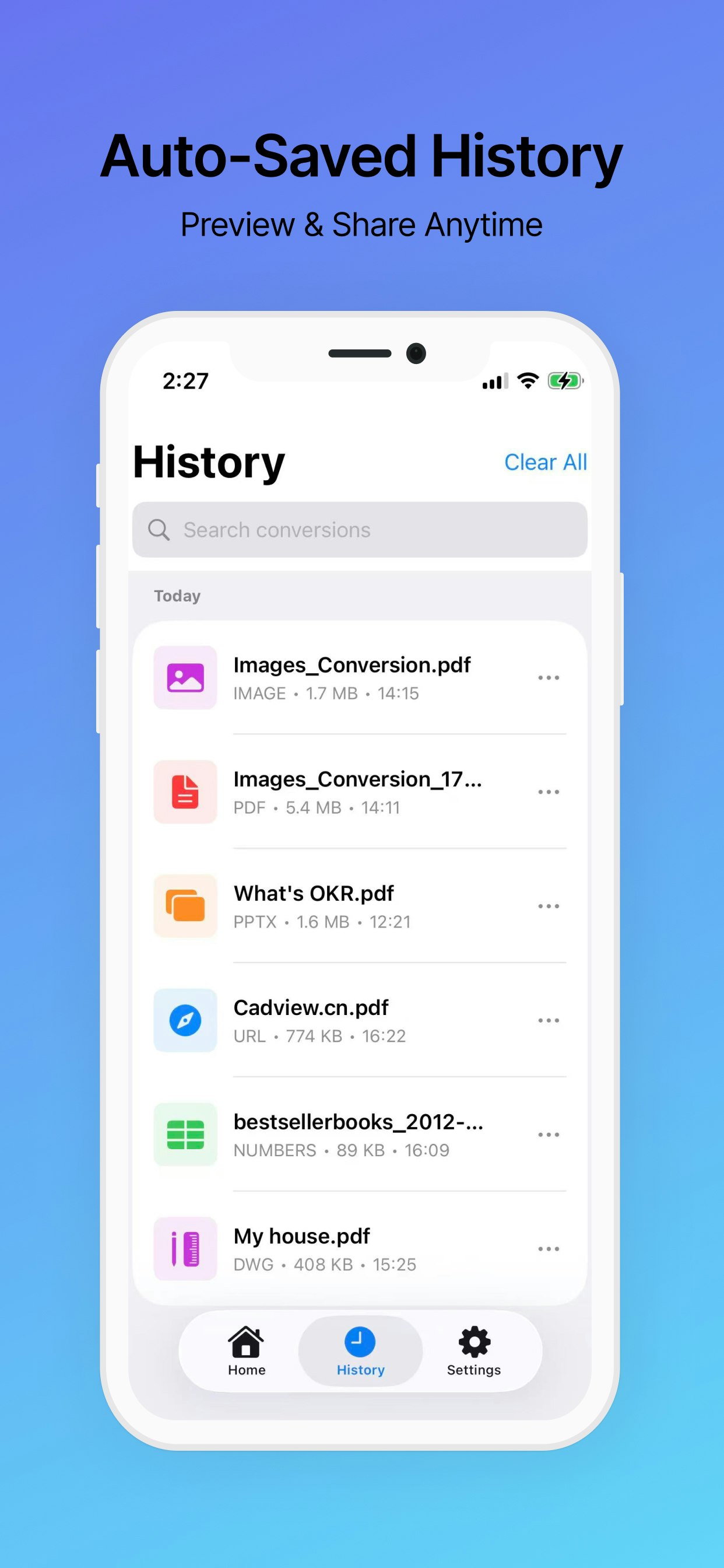 Any2PDF: PDF Converter, Viewer - Screenshot 5 showing product features and functionality
