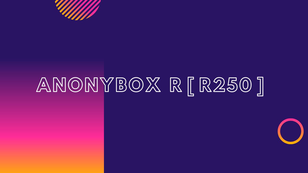 Anonybox