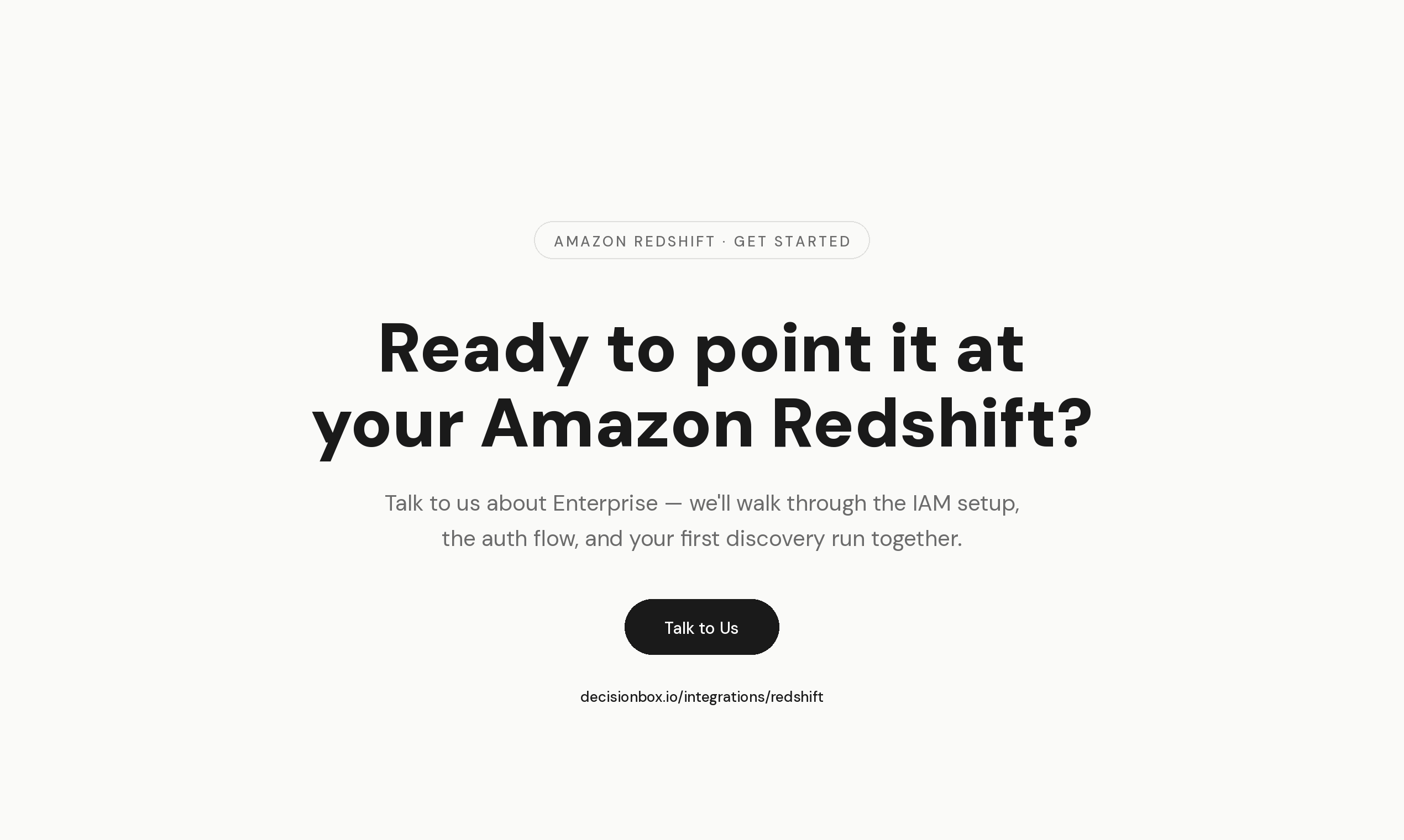 DecisionBox for Amazon Redshift gallery image