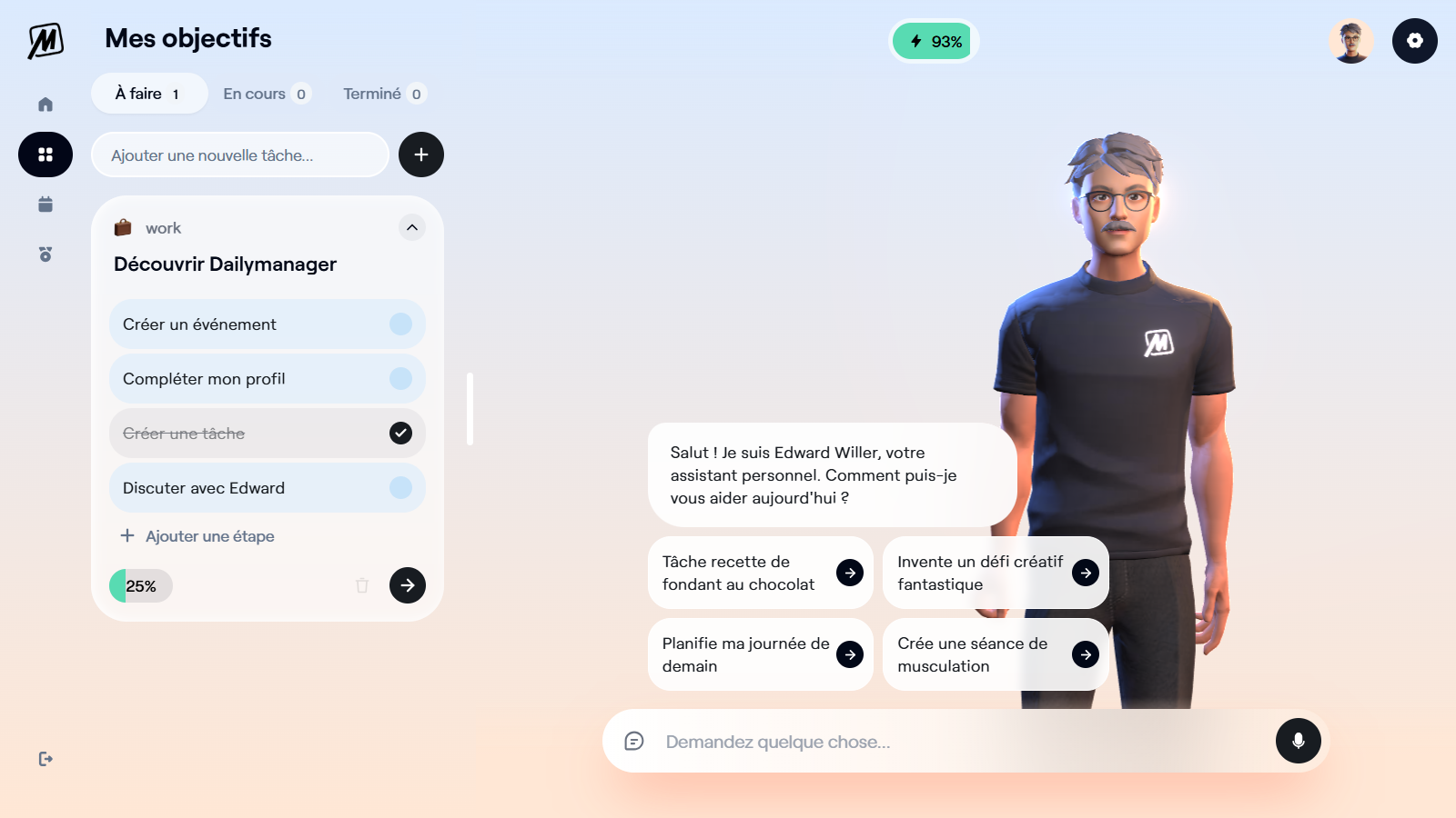 DailyManager - Screenshot 2 showing product features and functionality