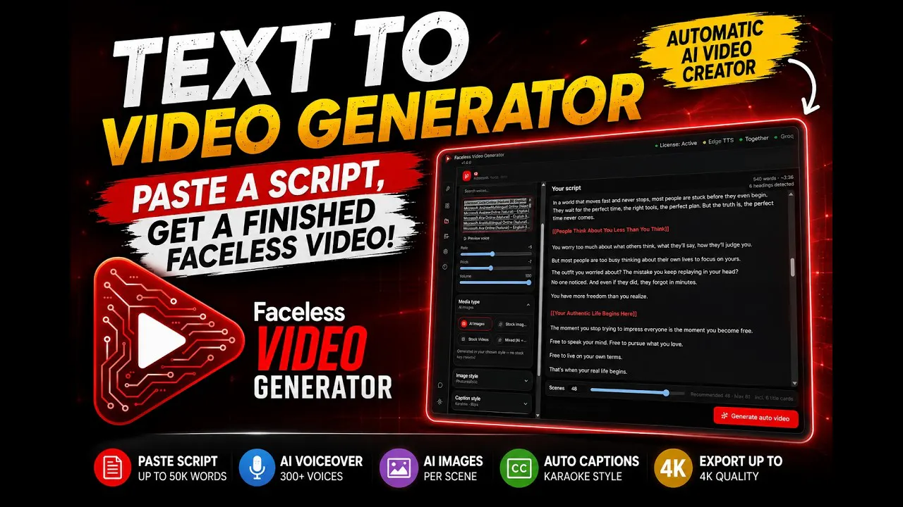 AI Text to Video Generator gallery image