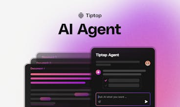 Tiptap AI Agent gallery image