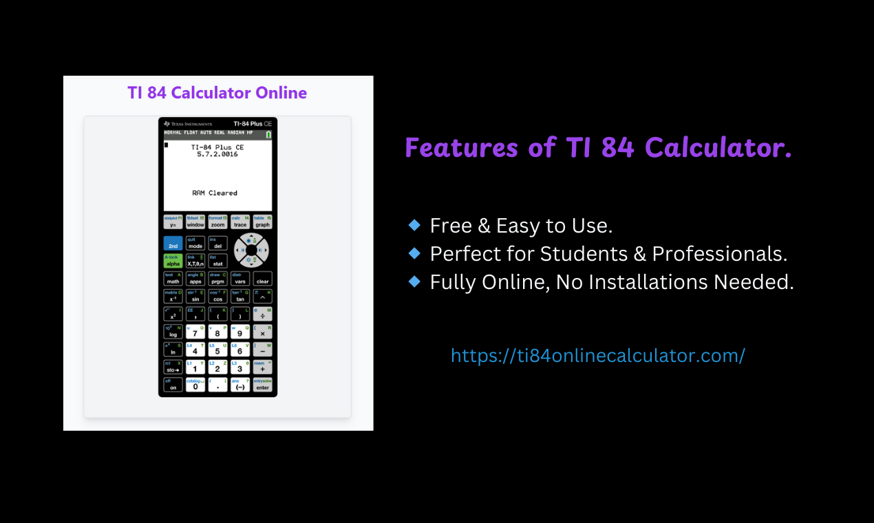 TI 84 Calculator Online gallery image