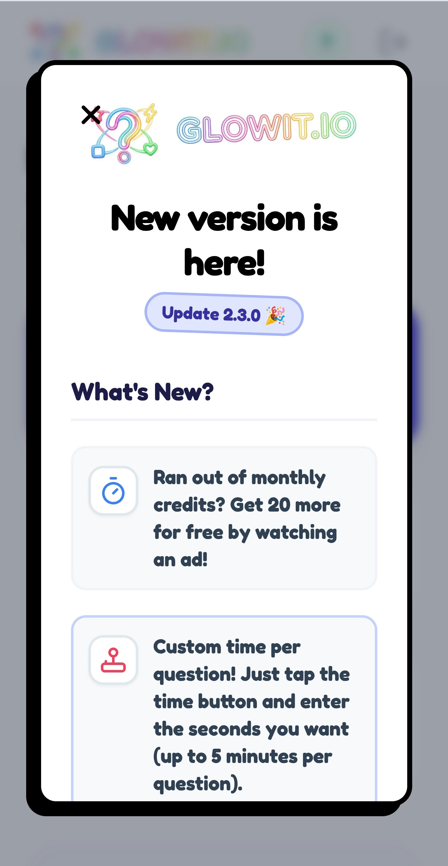 Glowit.io - free Kahoot-style trivia  gallery image