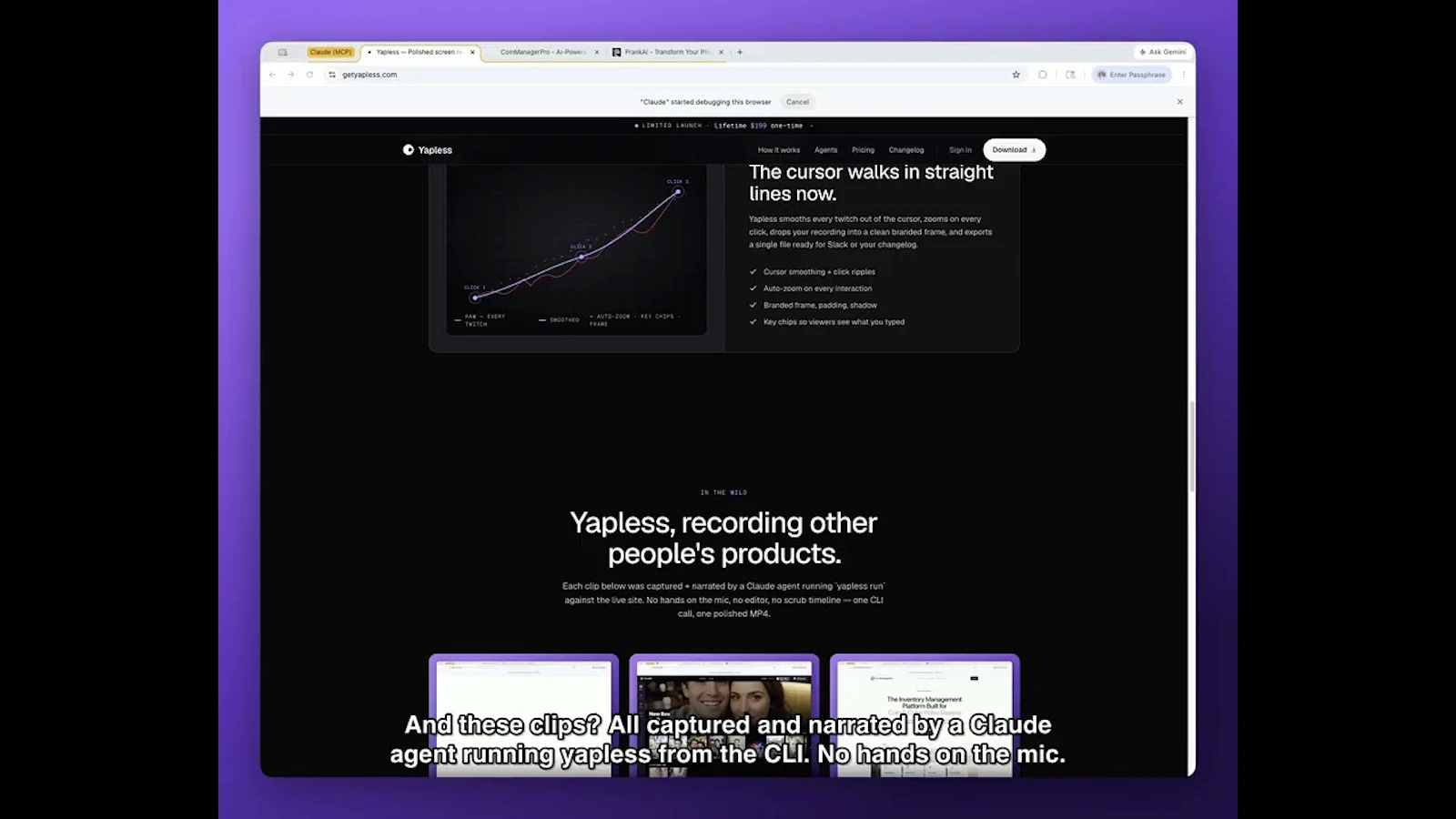 Yapless screenshot 1 (video preview)