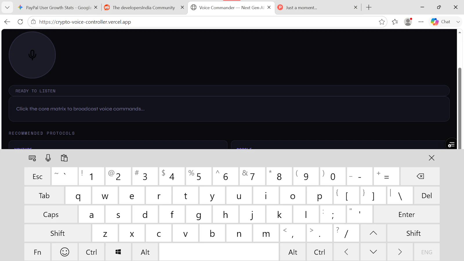voice controller  screenshot 1