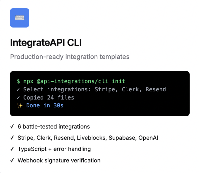 IntegrateAPI gallery image