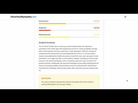 CheckYourStartupIdea.com gallery image