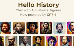 Hello History: AI ChatBot media 1
