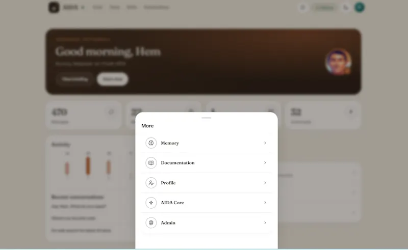 AIDA by Autafy screenshot 9