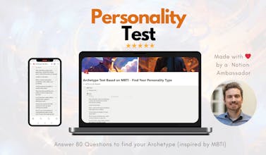 Personality Archetype Test for Notion gallery image
