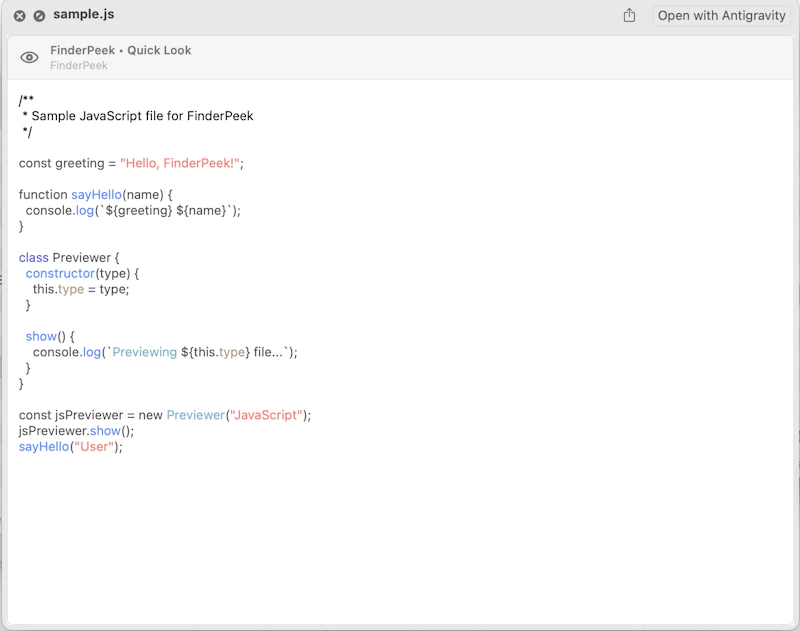 FinderPeek screenshot 3
