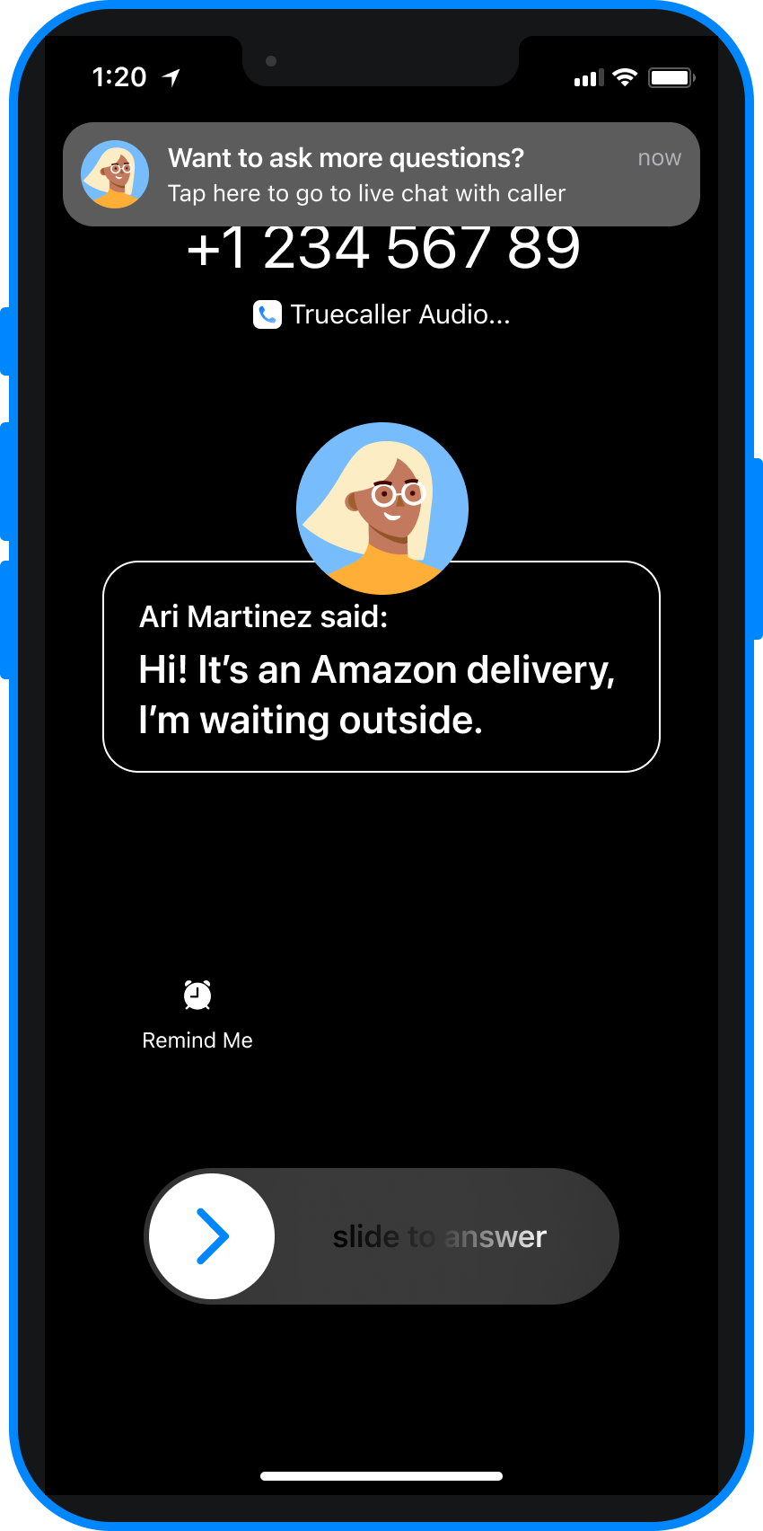 Asistente de TrueCaller - Celección de llamadas media 4