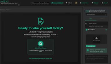 SelfDot- AI Resume Vibe Tool gallery image