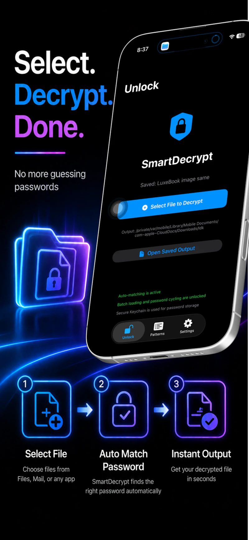 SmartDecrypt PDF ZIP screenshot 2