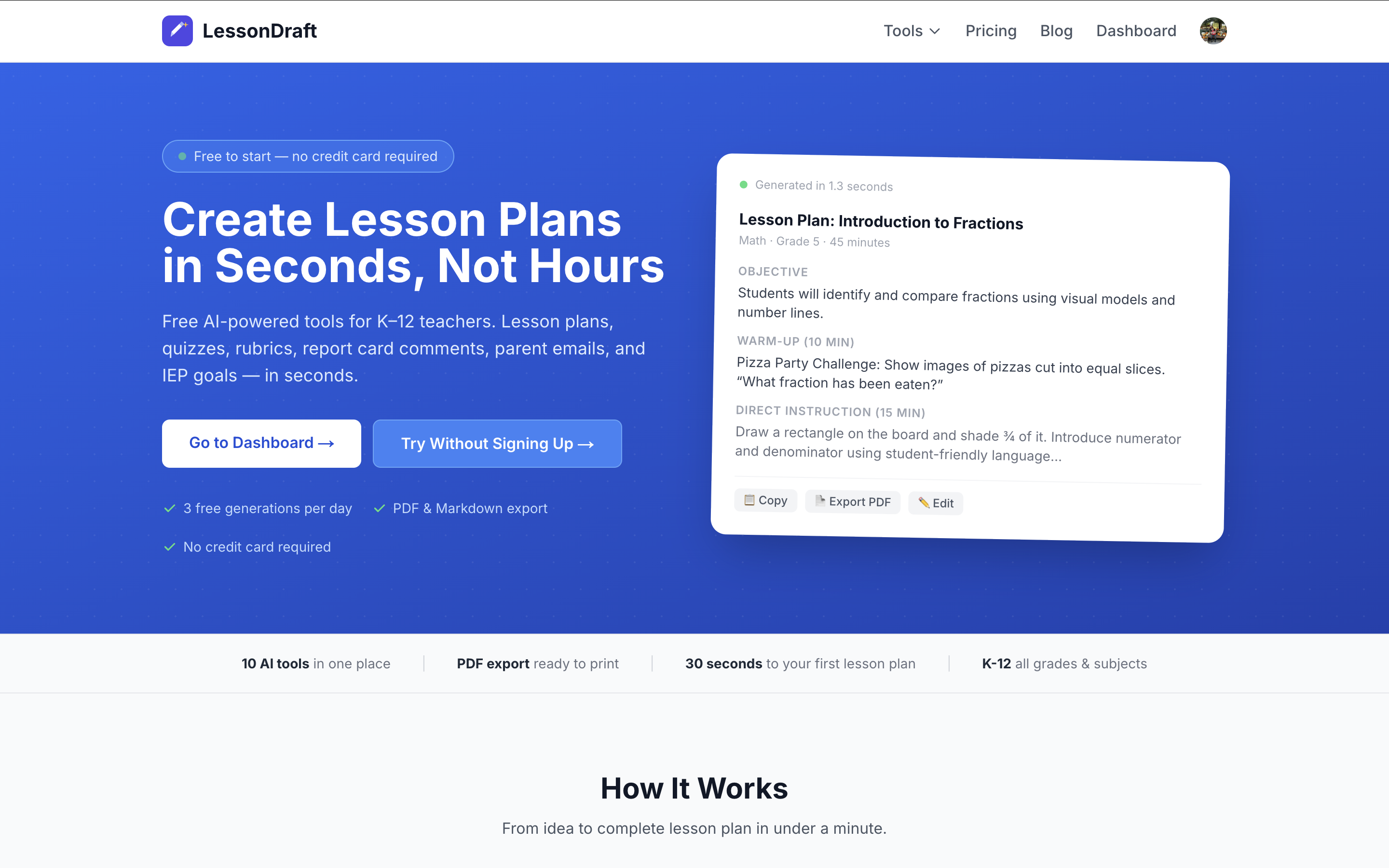 LessonDraft gallery image