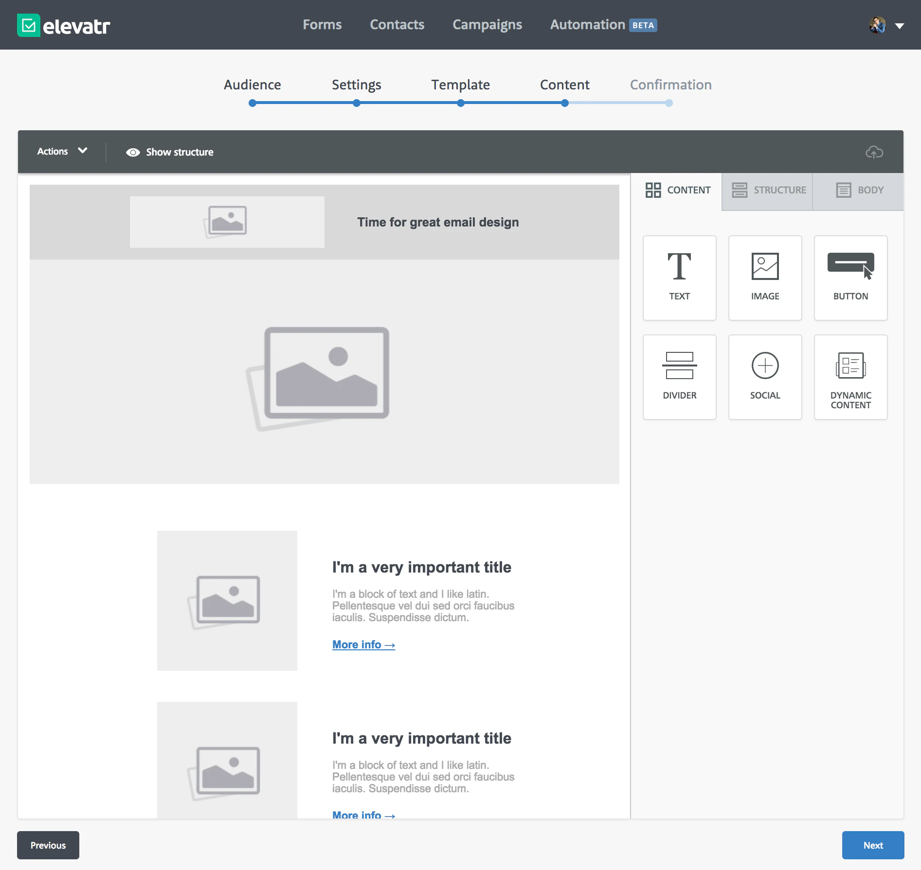 Elevatr Email Marketing Automation Image