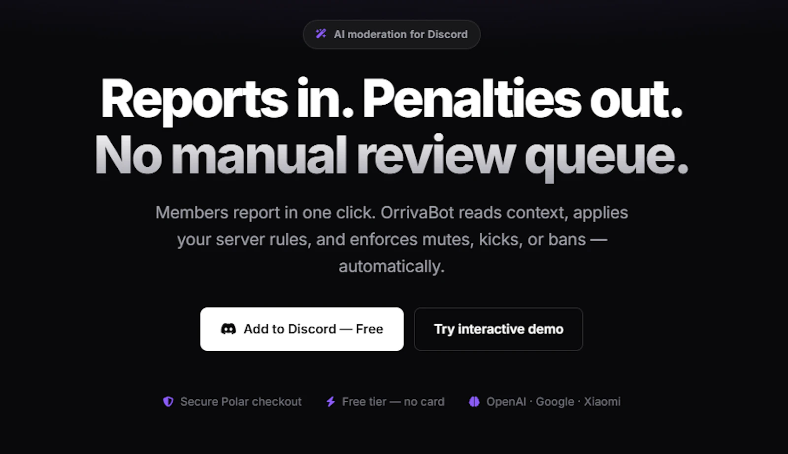 OrrivaBot screenshot 3