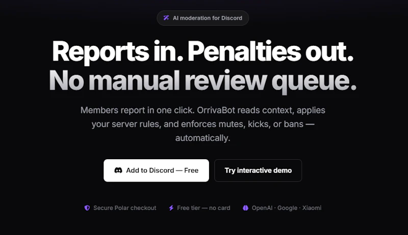 OrrivaBot screenshot 3