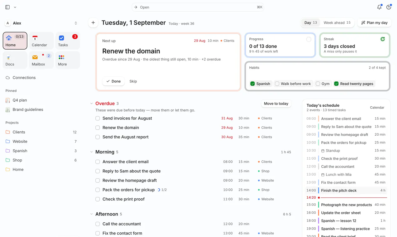 Needt: AI Planner, Tasks, Docs gallery image