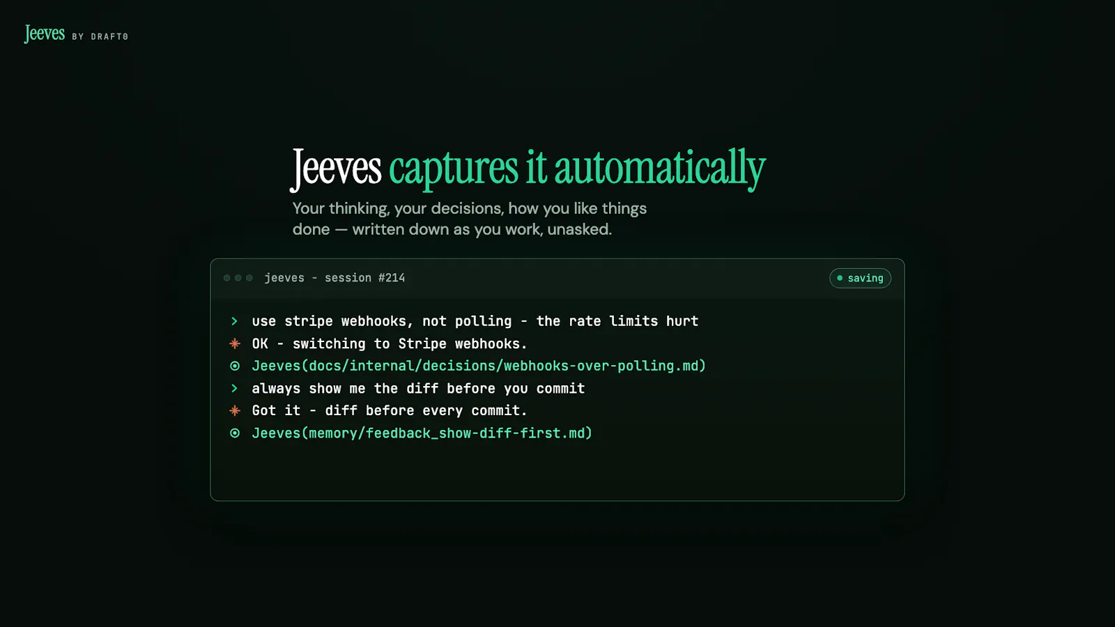 Draft0 — Jeeves screenshot 6