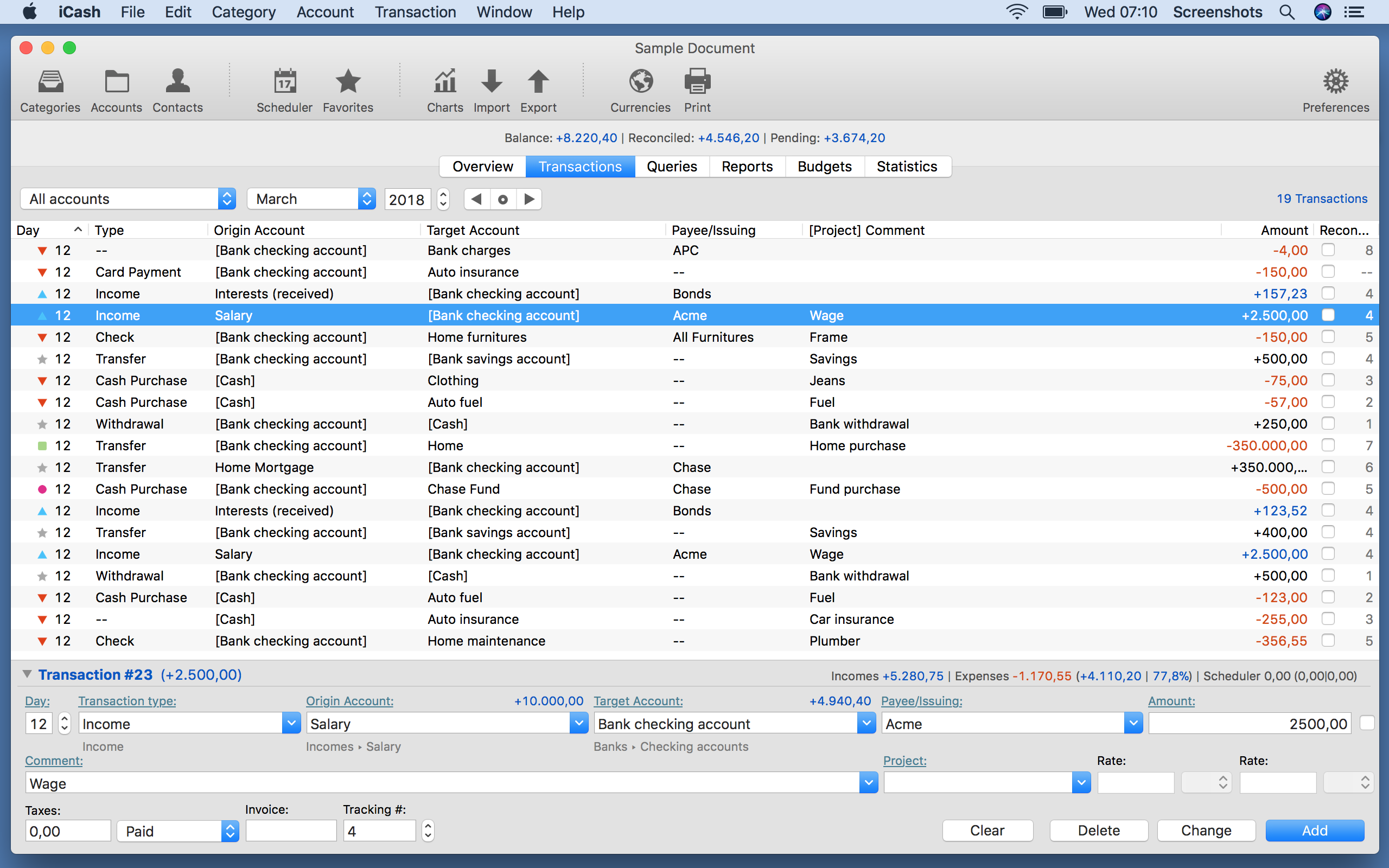 Personal Finance Software gallery image