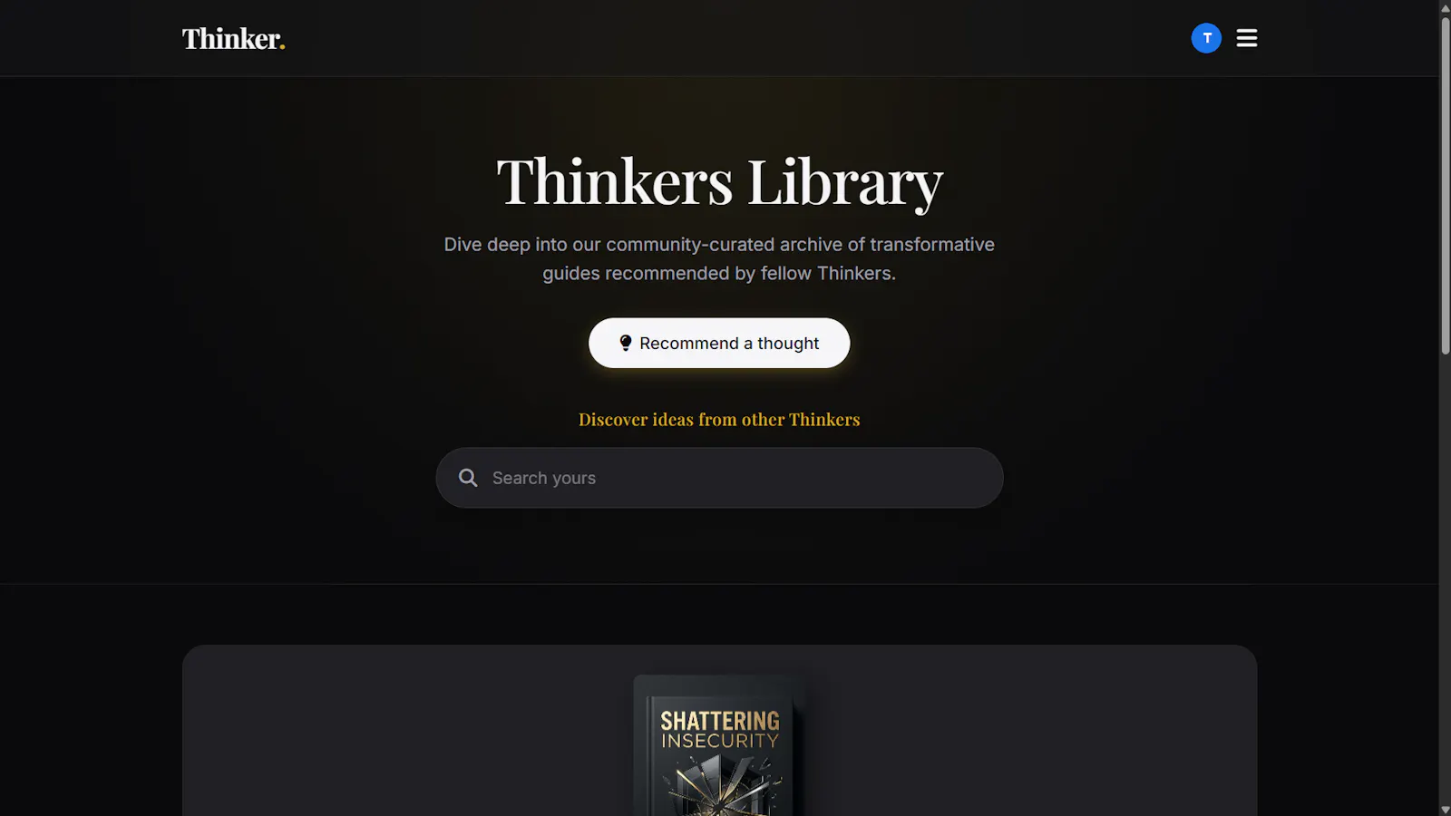 Thinker screenshot 6