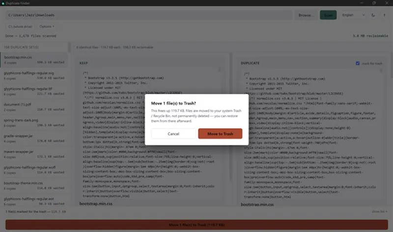 Duplicate Finder screenshot 3
