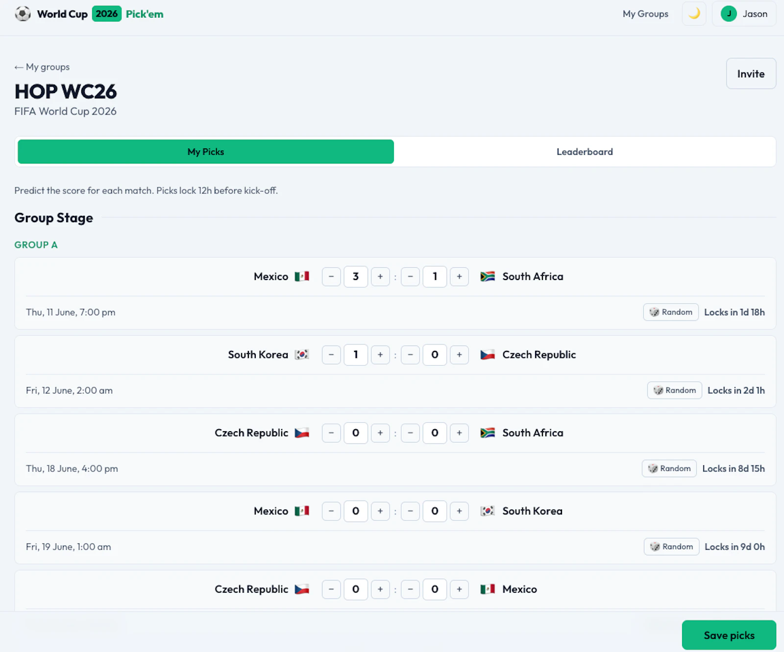 Pick World Cup 2026 Winners screenshot 1