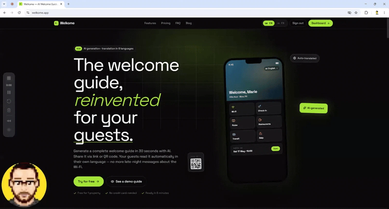 Welkome screenshot 1 (video preview)