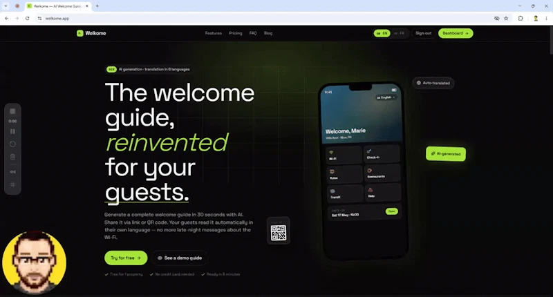 Welkome screenshot 1 (video preview)