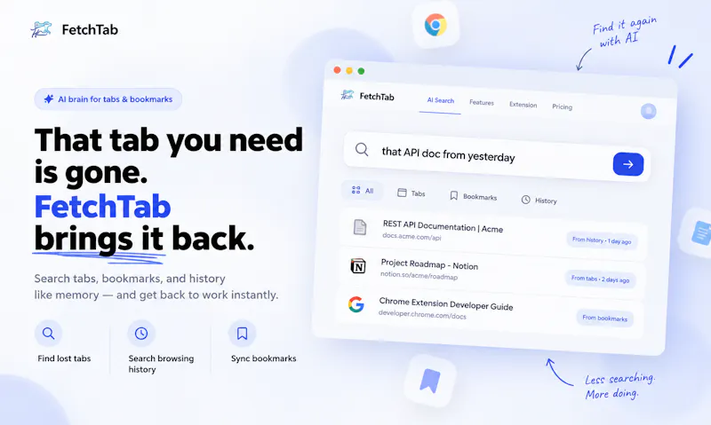 FetchTab Workspace screenshot 2