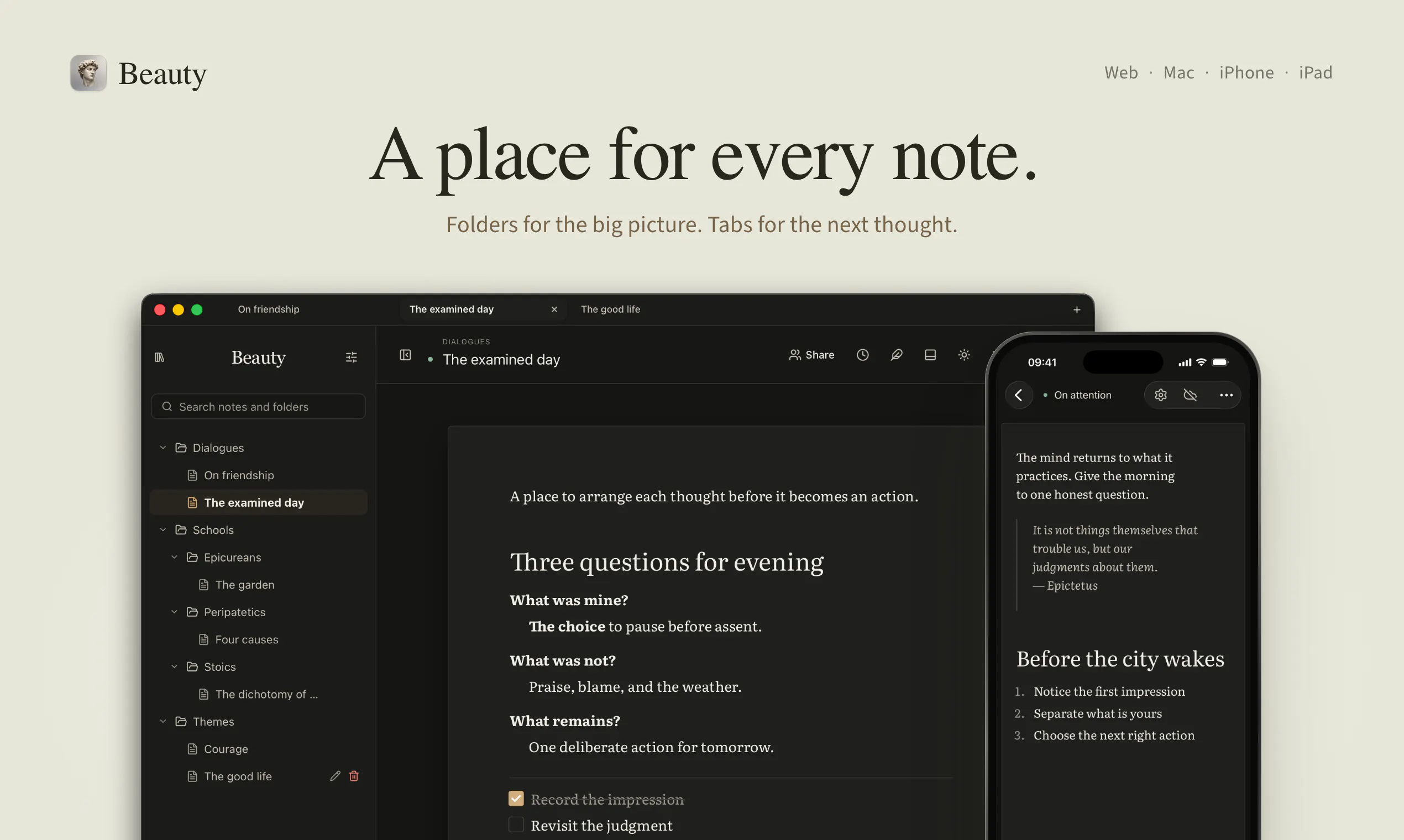 Beauty - Beautiful markdown notes gallery image